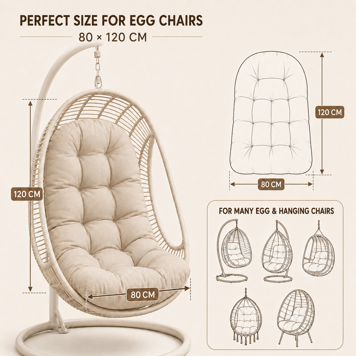 Nordspur | Nestelle Thick Padded Egg Seat