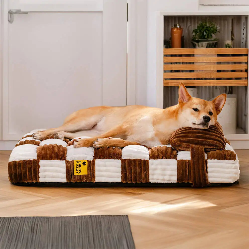 Nordspur | Nestique Square Plush Orthopaedic Dog Bed