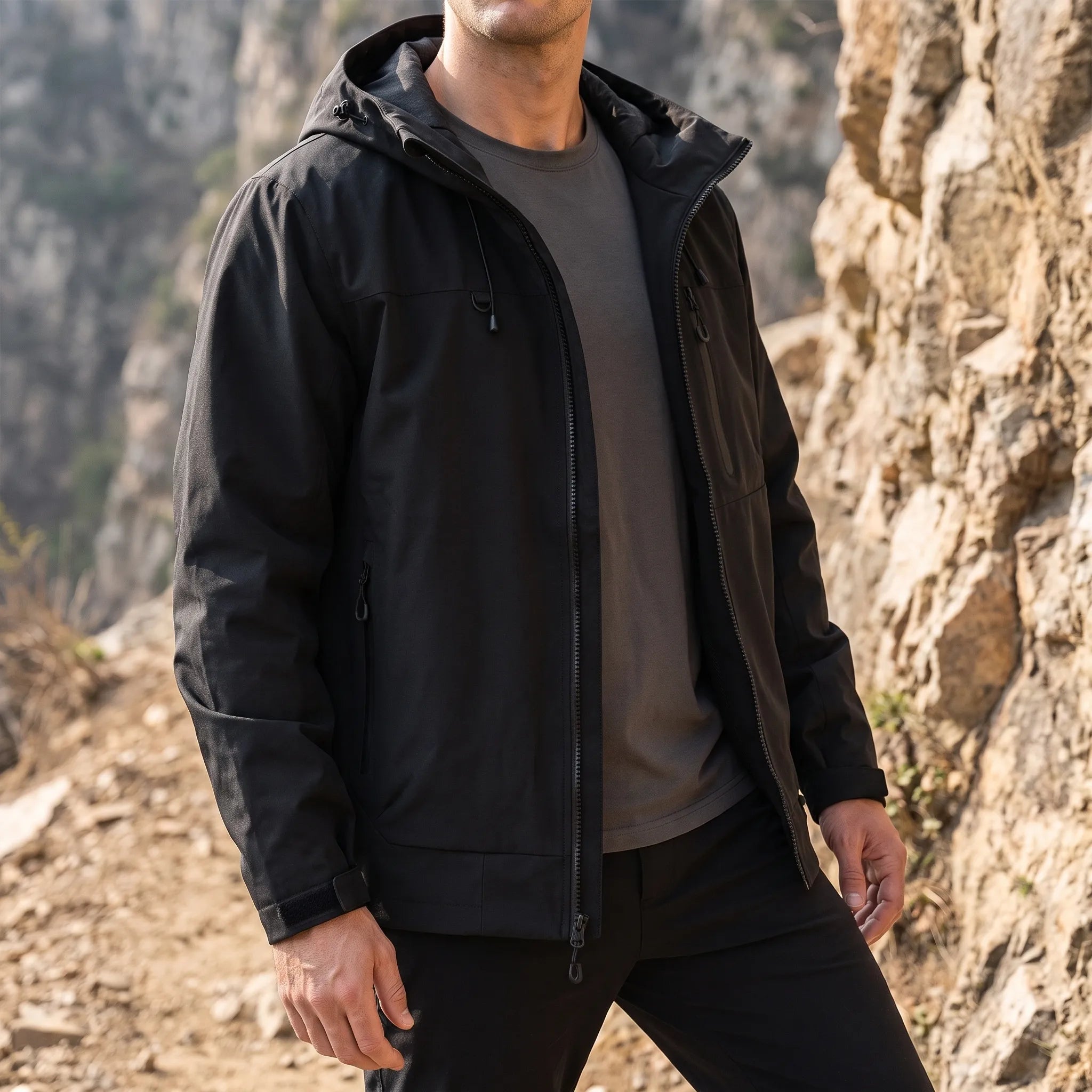 Nordspur | Nimbulite Hooded Outdoor Windbreaker Jacket