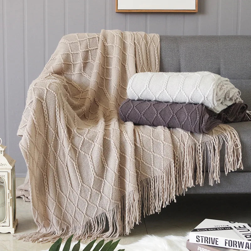 Nordspur | Nordelle Oversized Knitted Throw Blanket