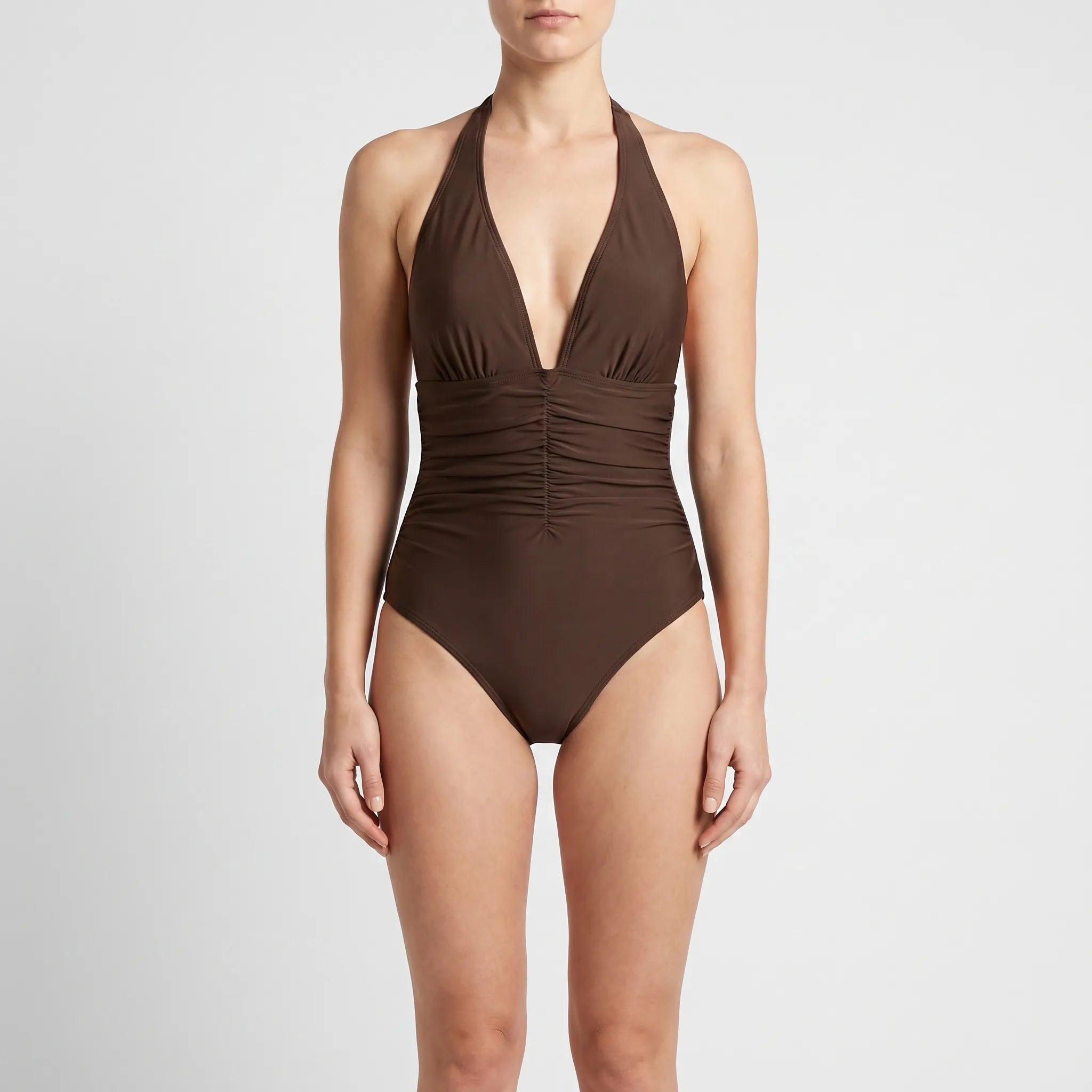 Nordspur | OceanaTide V-Neck Halter Monokini Swimsuit
