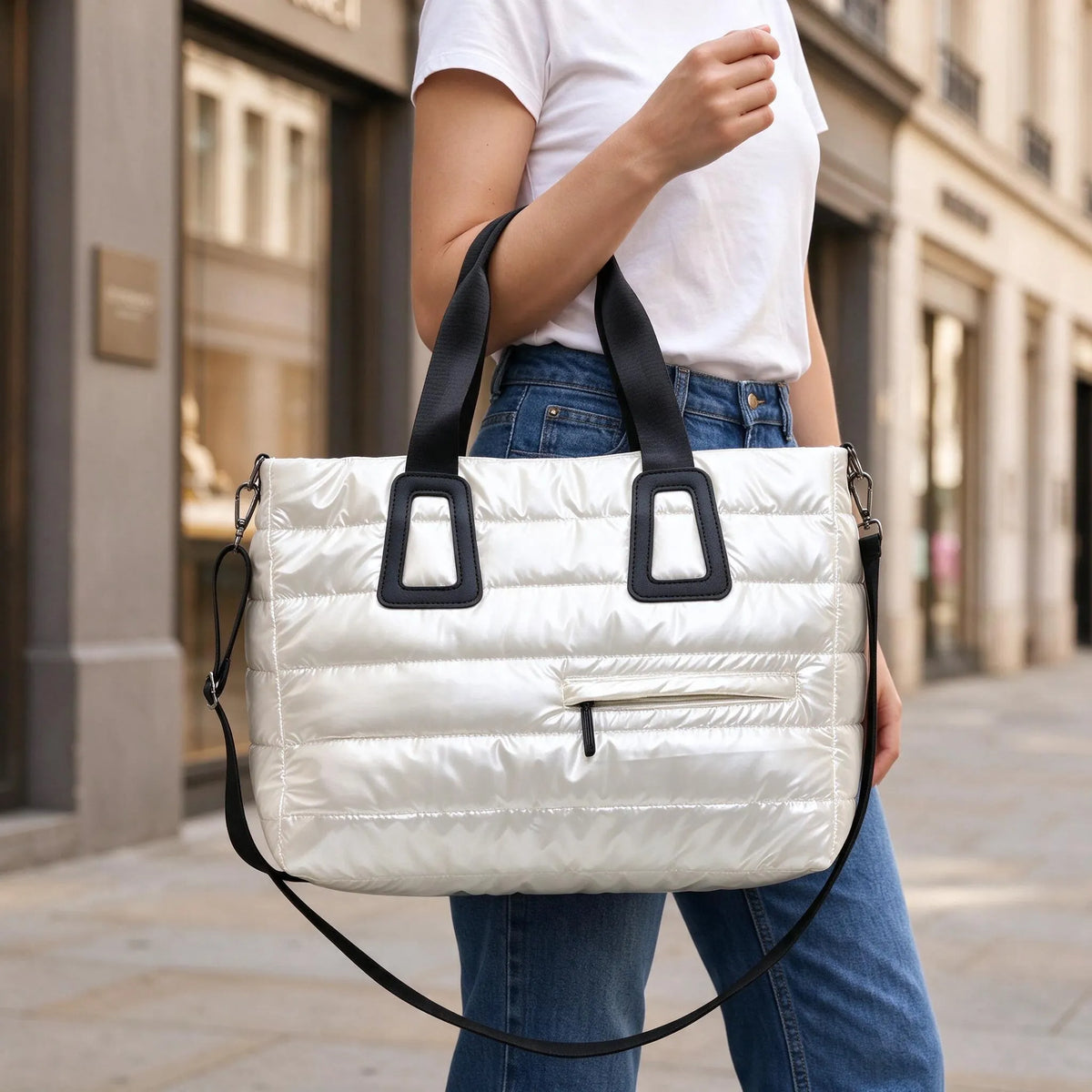 Nordspur | Oravelle Puffer Tote Bag For Women