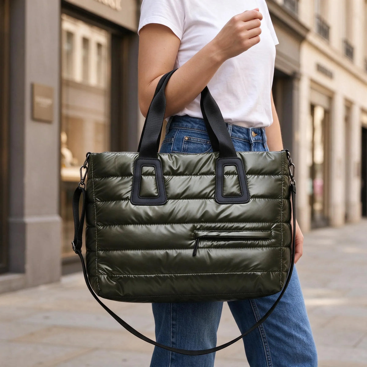Nordspur | Oravelle Puffer Tote Bag For Women