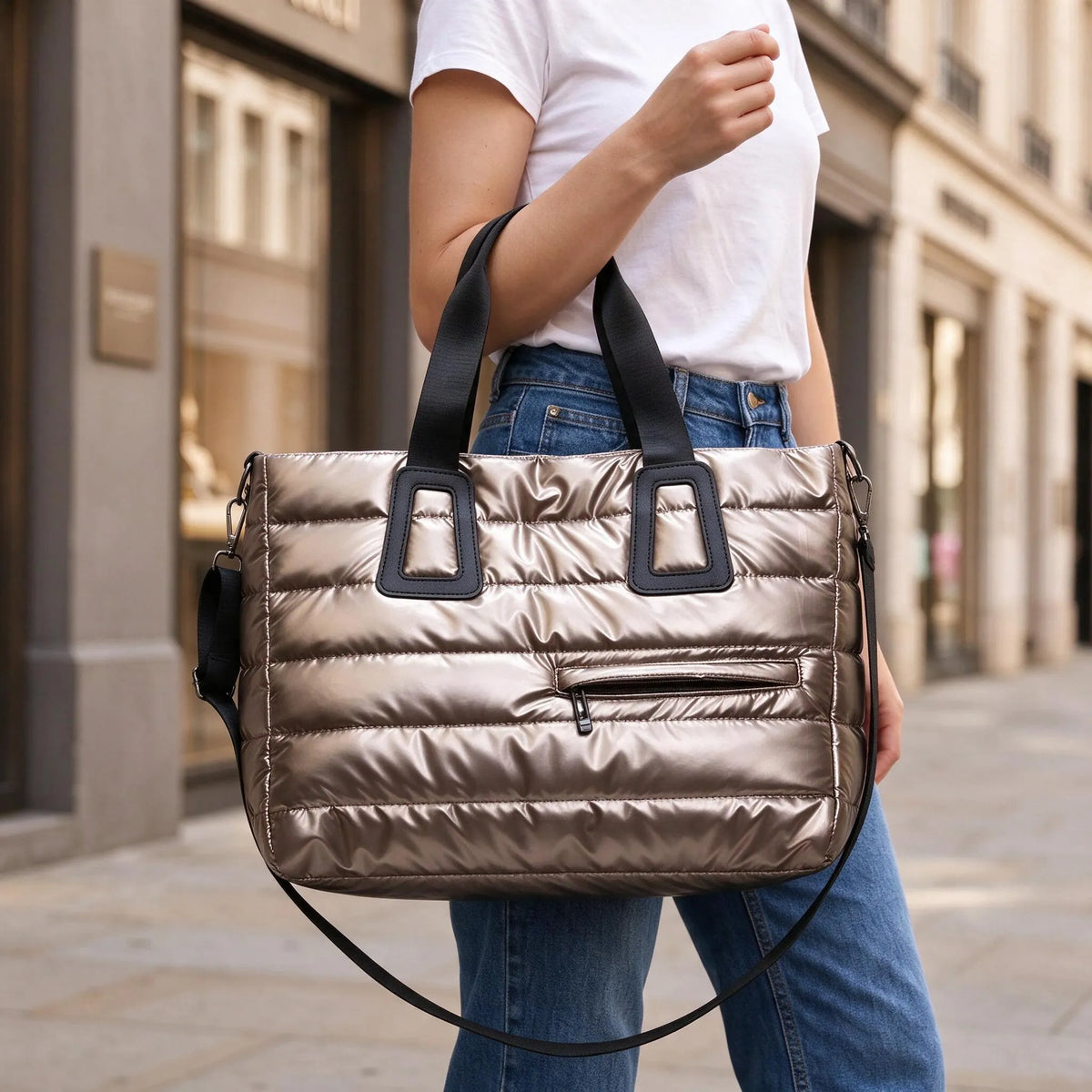 Nordspur | Oravelle Puffer Tote Bag For Women