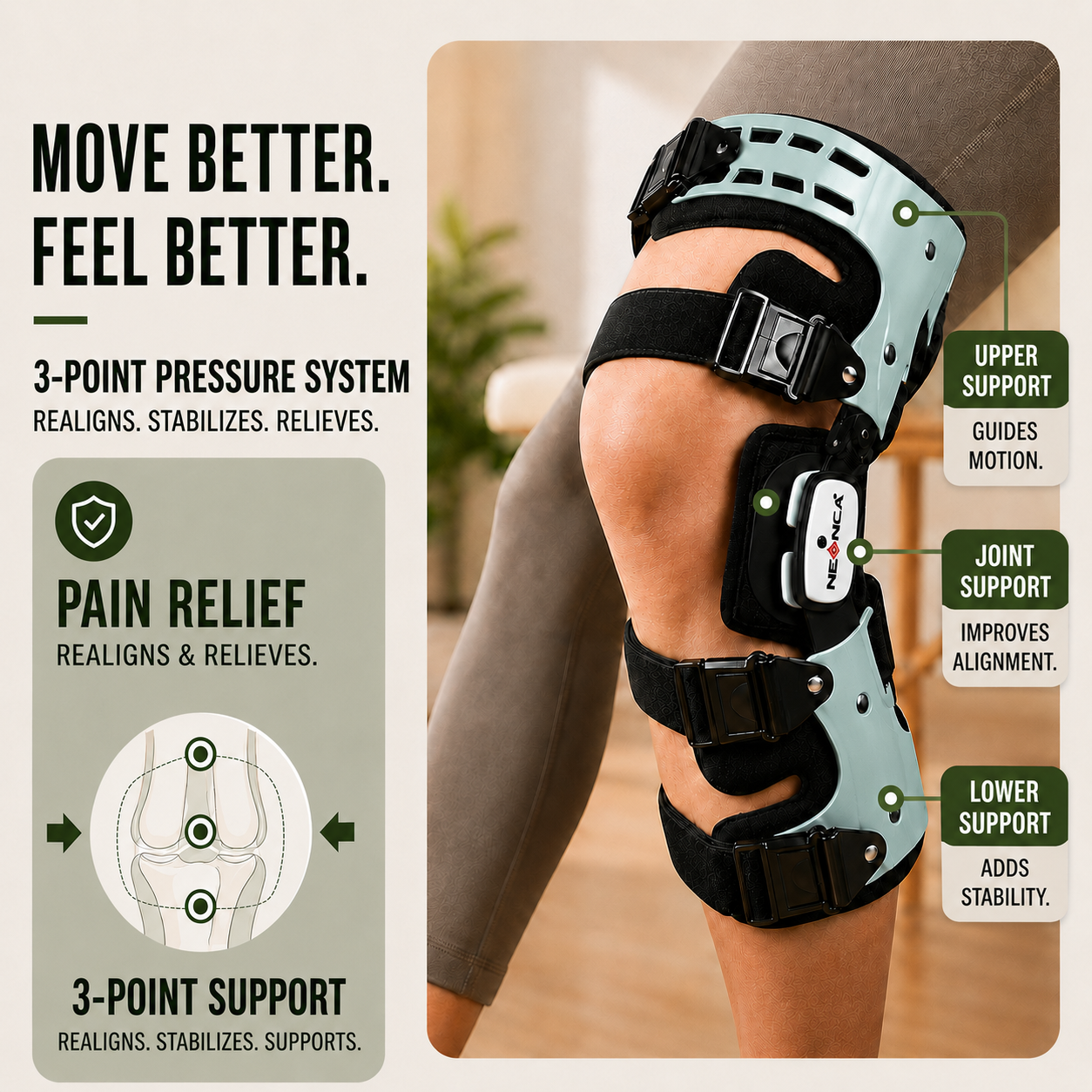 Nordspur | OrthoVance Unloader Knee Support Brace