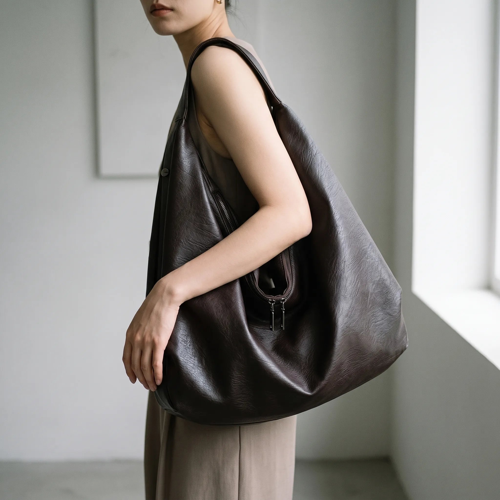 Nordspur | Ostenna Oversized Slouchy Hobo Shoulder Bag