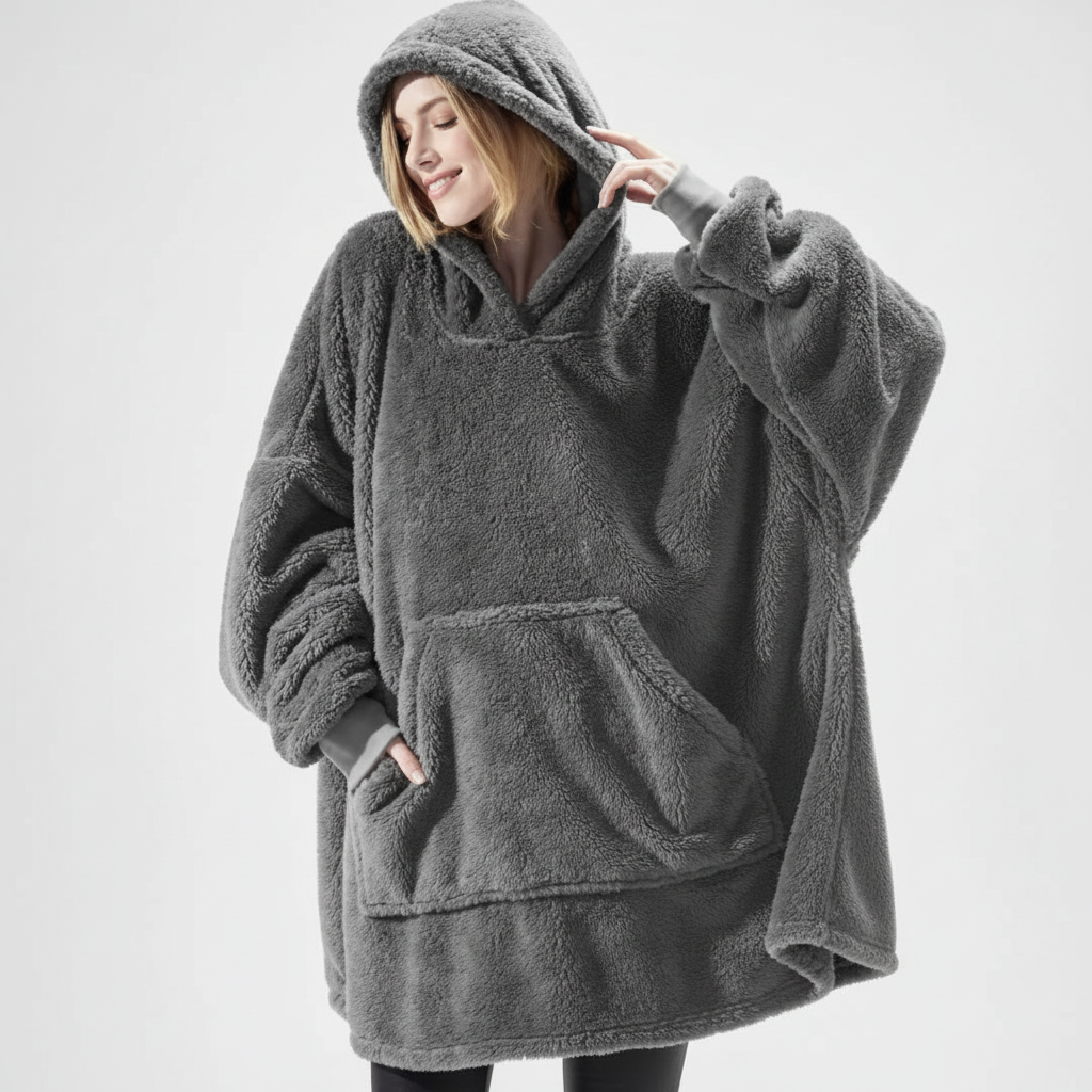 Nordspur | Oversize Fleece Hoodie Robe