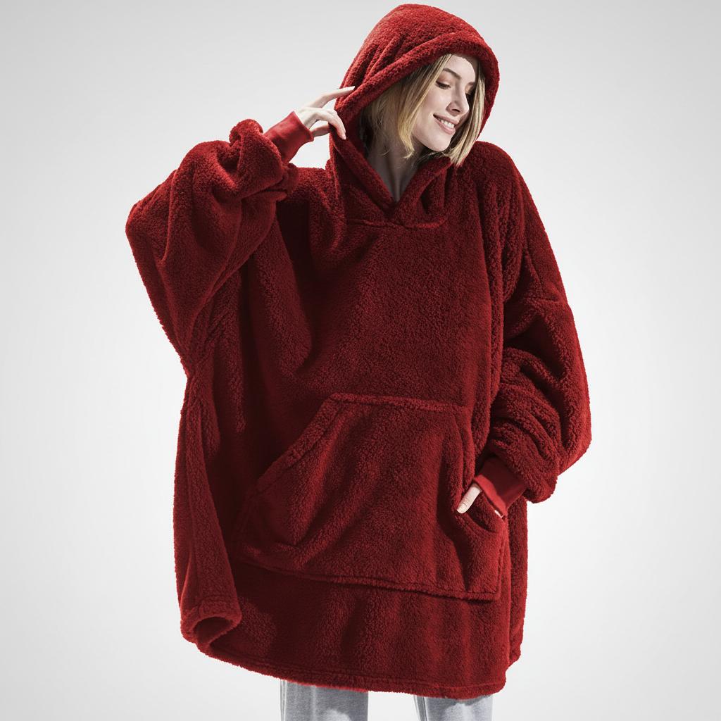 Nordspur | Oversize Fleece Hoodie Robe
