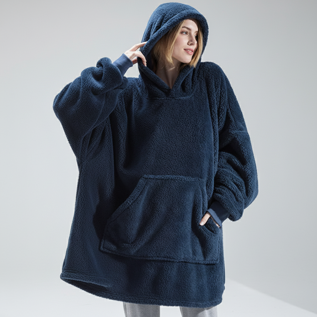 Nordspur | Oversize Fleece Hoodie Robe