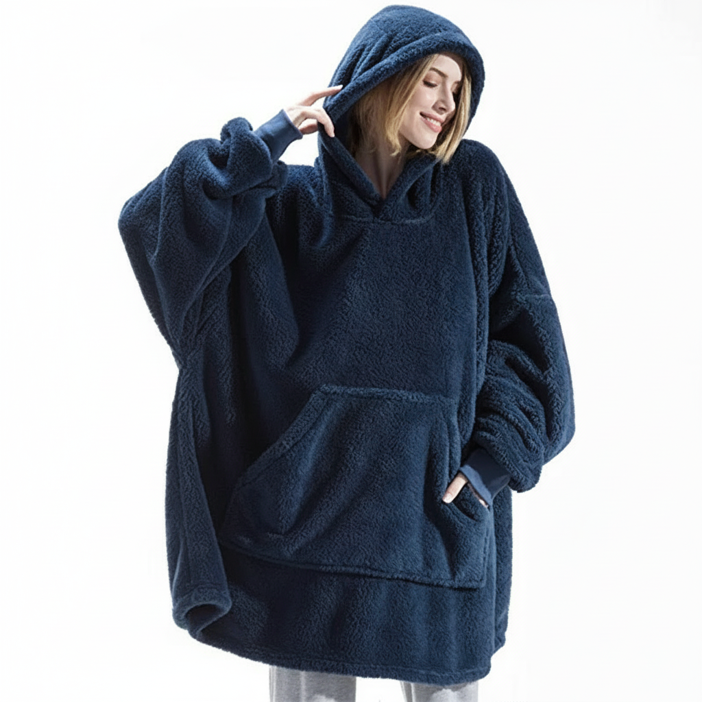 Nordspur | Oversized Fleece Pullover Hoodie