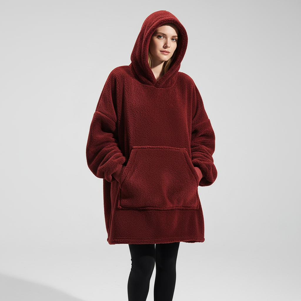Nordspur | Oversized Fleece Pullover Hoodie