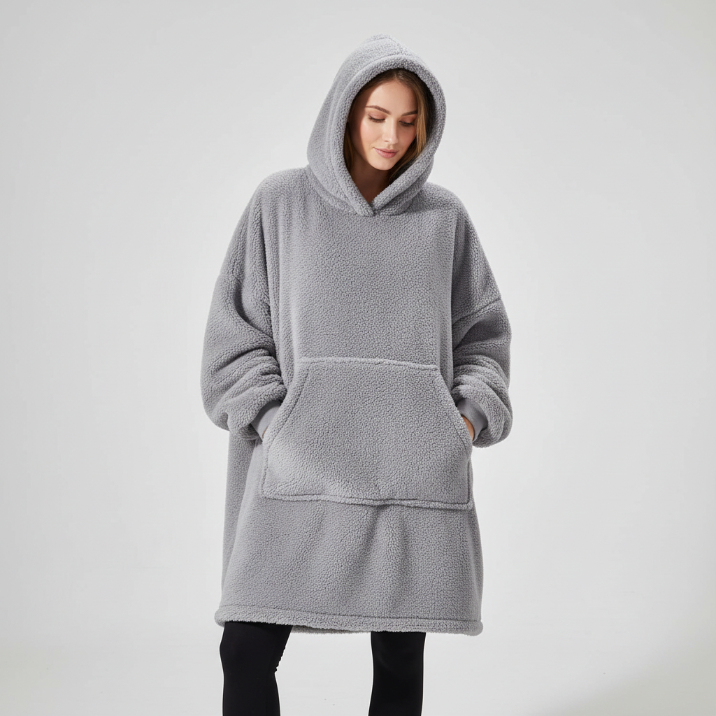 Nordspur | Oversized Fleece Pullover Hoodie