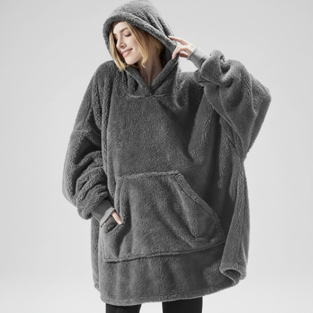 Nordspur | Oversized Fleece Pullover Hoodie