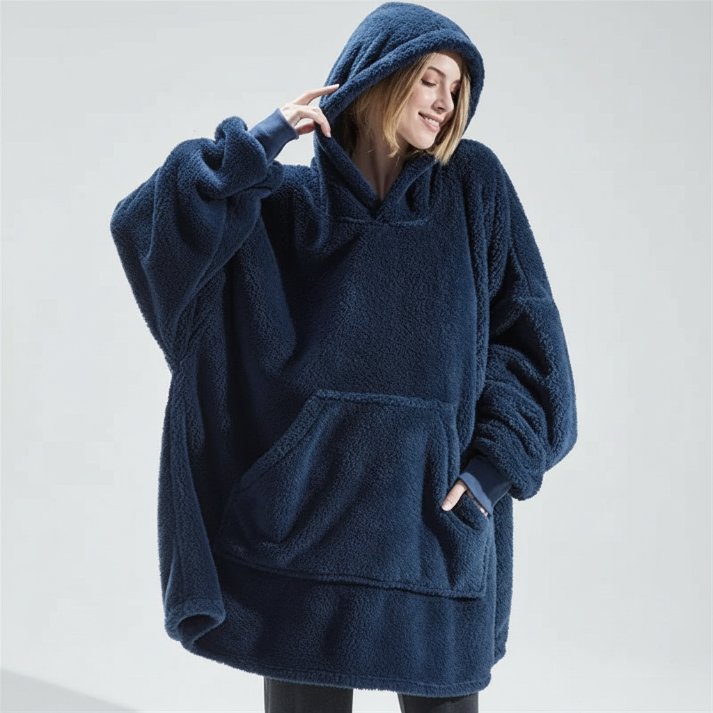 Nordspur | Oversized Fleece Pullover Hoodie