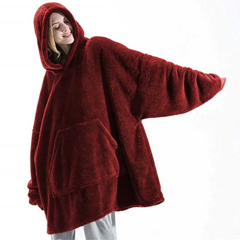 Nordspur | Oversized Fleece Pullover Hoodie