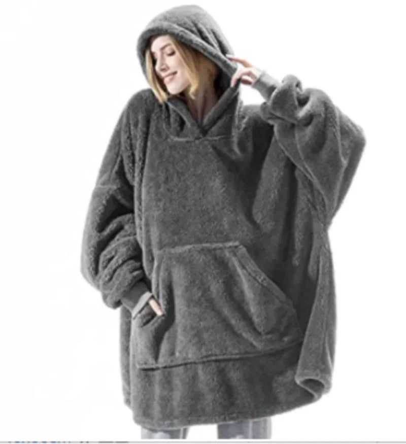 Nordspur | Oversized Fleece Pullover Hoodie