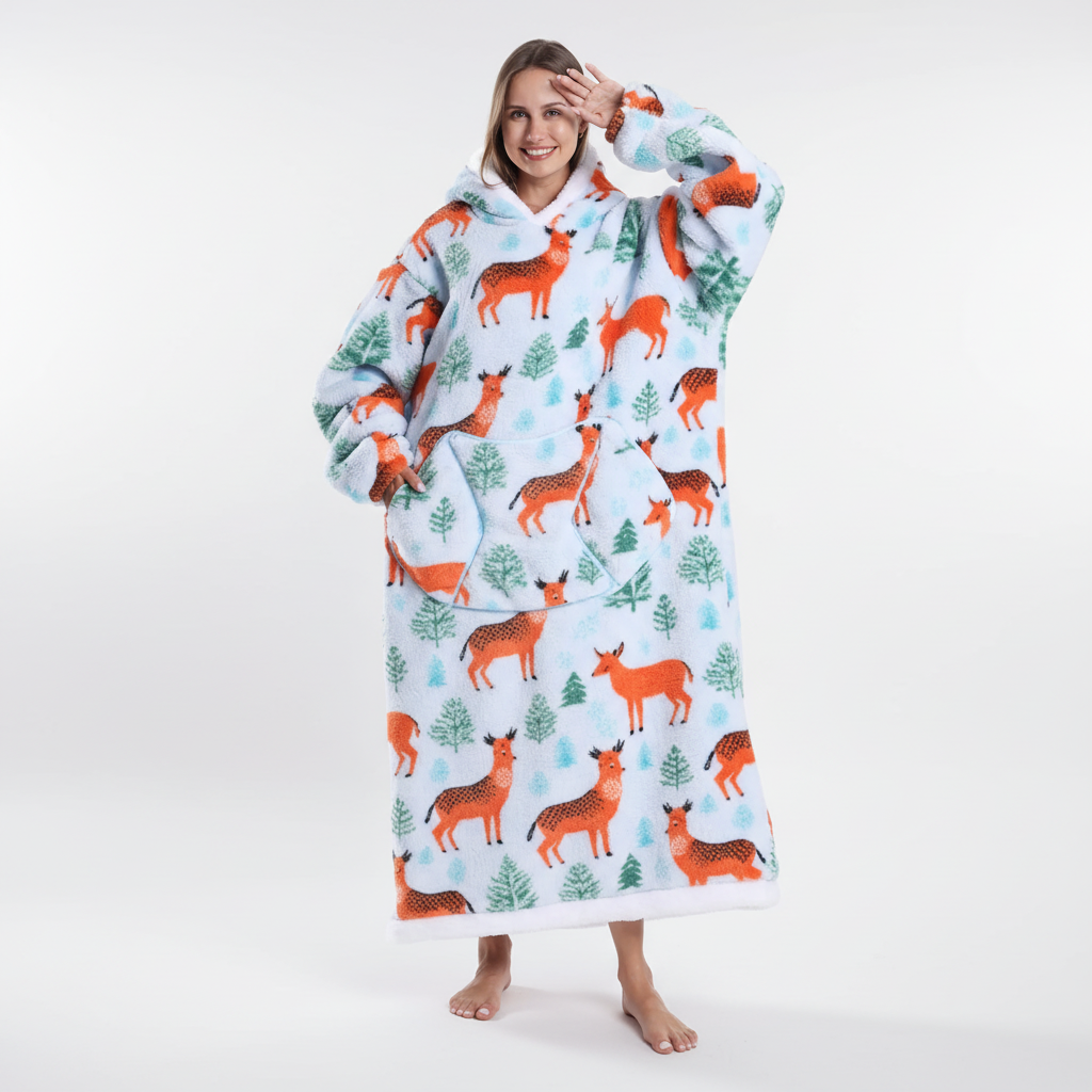Nordspur | Oversized Fleece Wearable Blanket