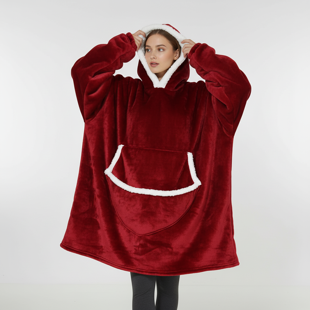 Nordspur | Oversized Sherpa Blanket Hoodie