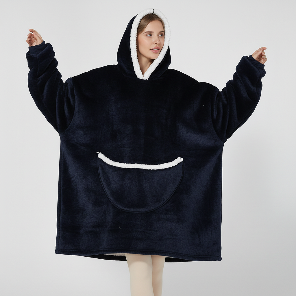 Nordspur | Oversized Sherpa Blanket Hoodie