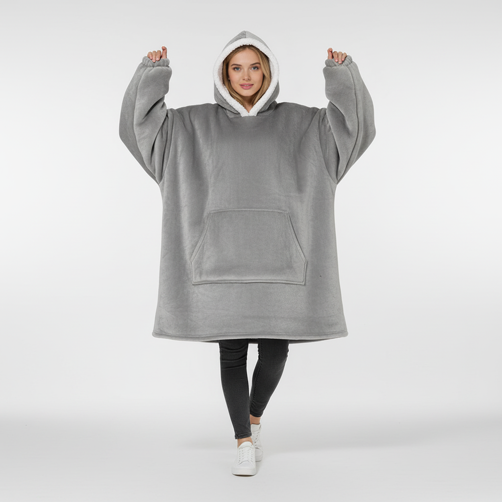 Nordspur | Oversized Sherpa Blanket Hoodie
