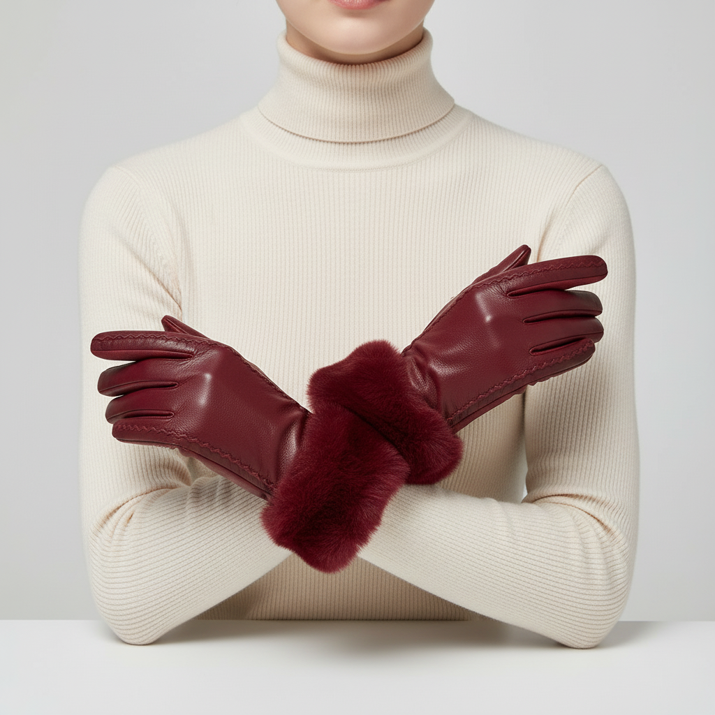 Nordspur | PU Leather Women's Gloves