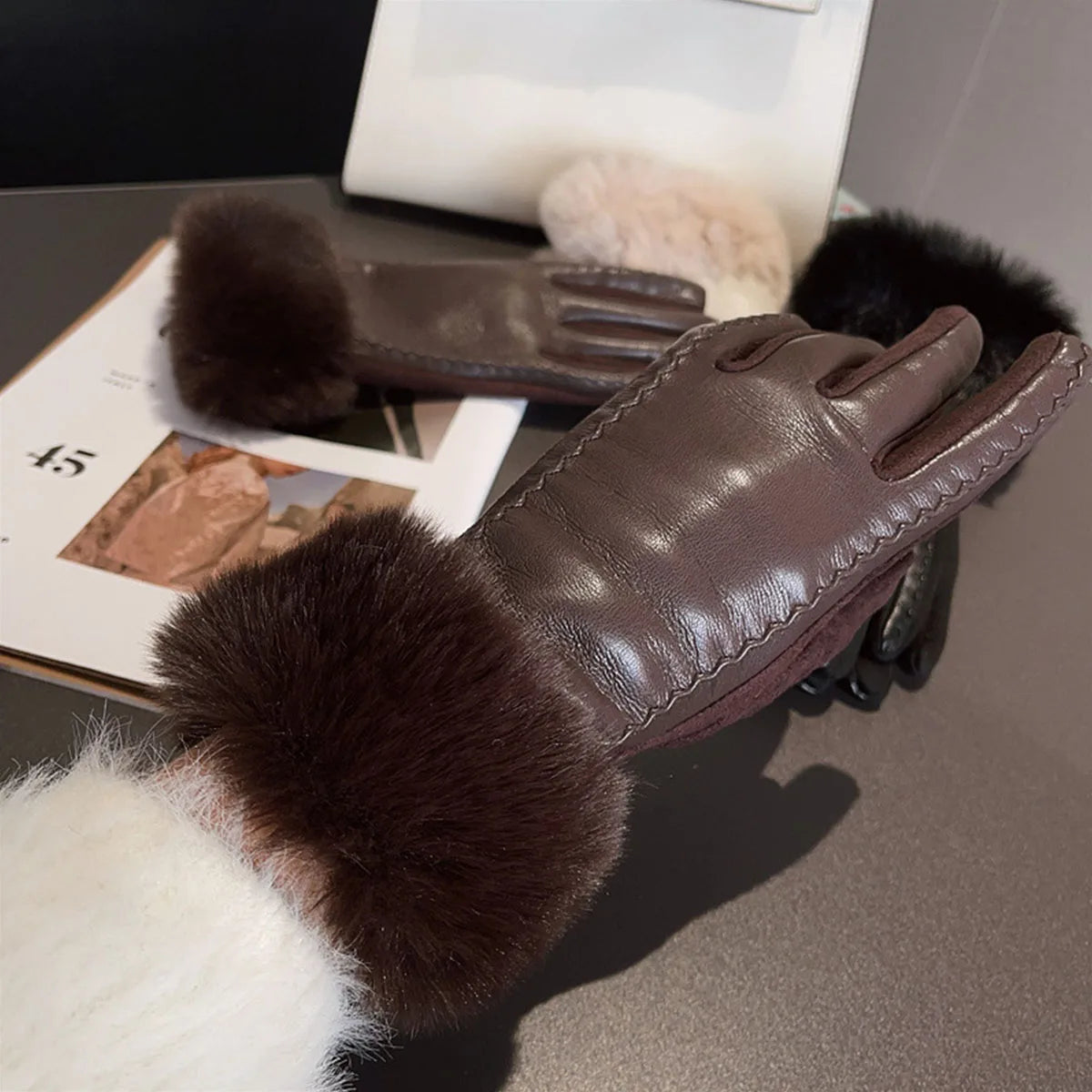 Nordspur | PU Leather Women's Gloves