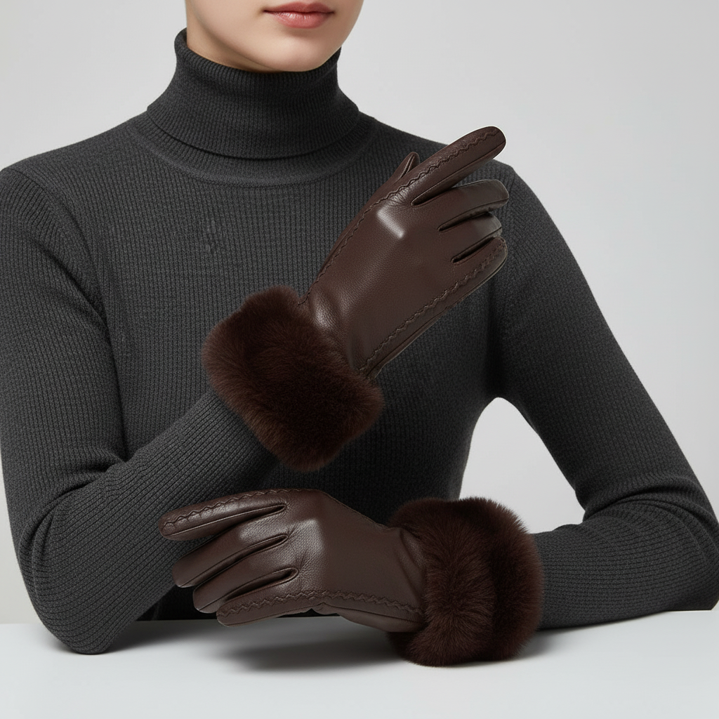 Nordspur | PU Leather Women's Gloves