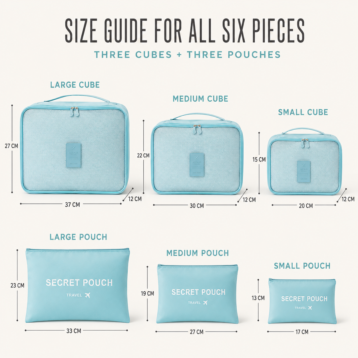 Nordspur | Packlyft Packing Cube Set