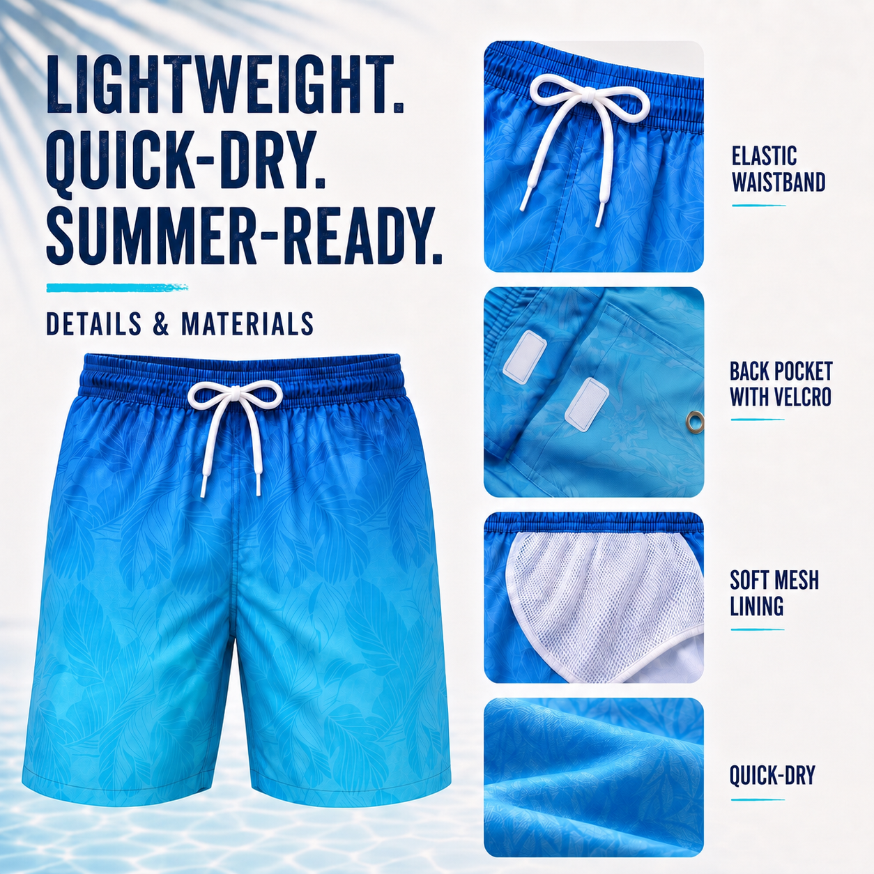 Nordspur | Palmeron Loose Fit Board Shorts