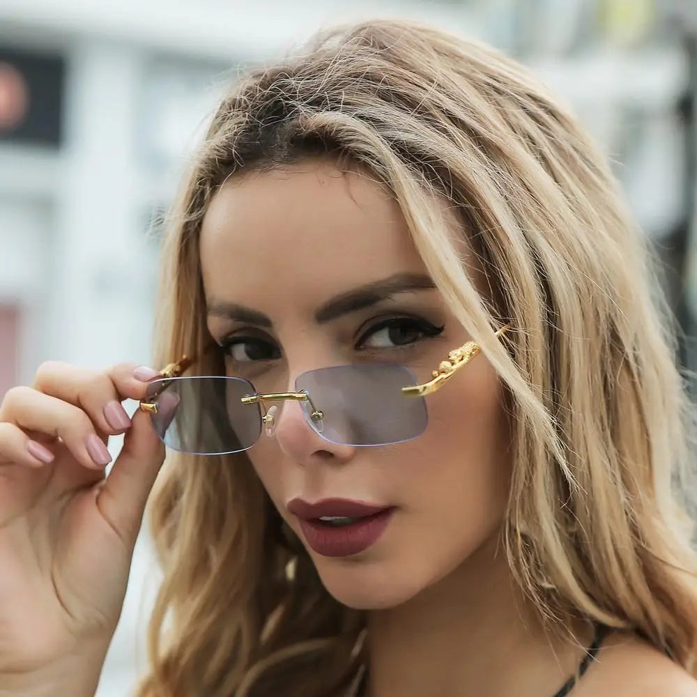 Nordspur | Panthrix Rimless Square Lens Sunglasses
