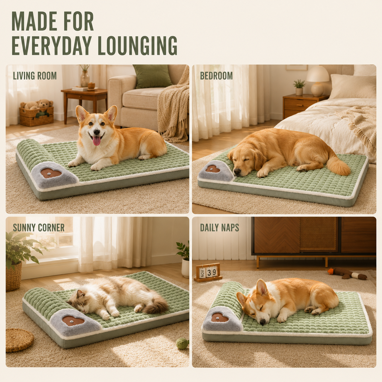 Nordspur | Pawselle Orthopedic Memory Foam Pet Bed