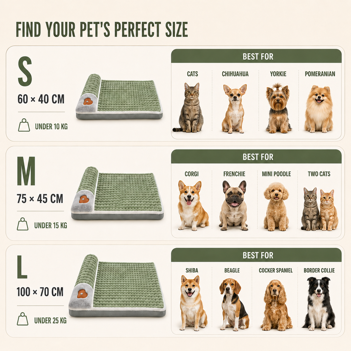 Nordspur | Pawselle Orthopedic Memory Foam Pet Bed