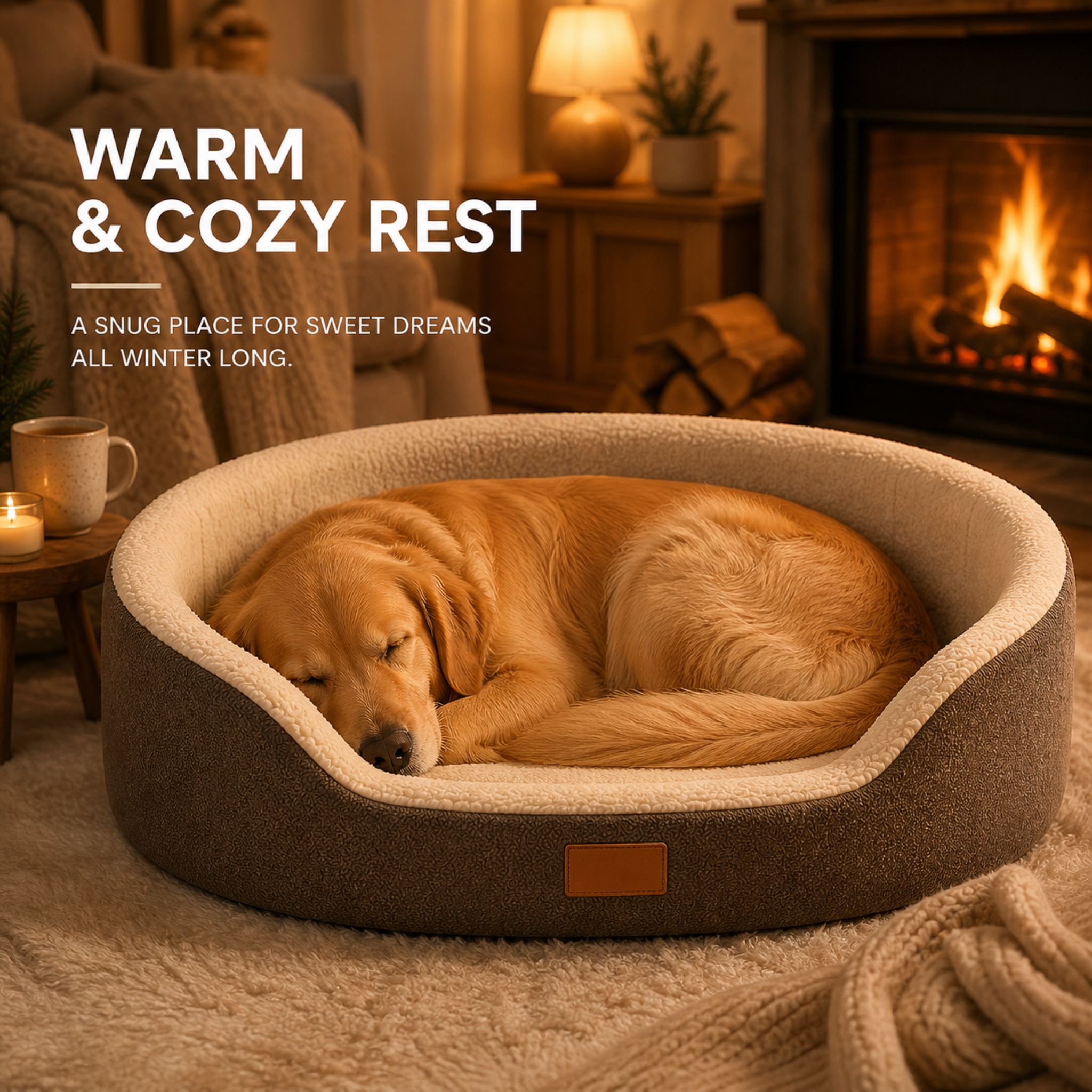 Nordspur | Pawvello Orthopedic Couch-Style Pet Bed