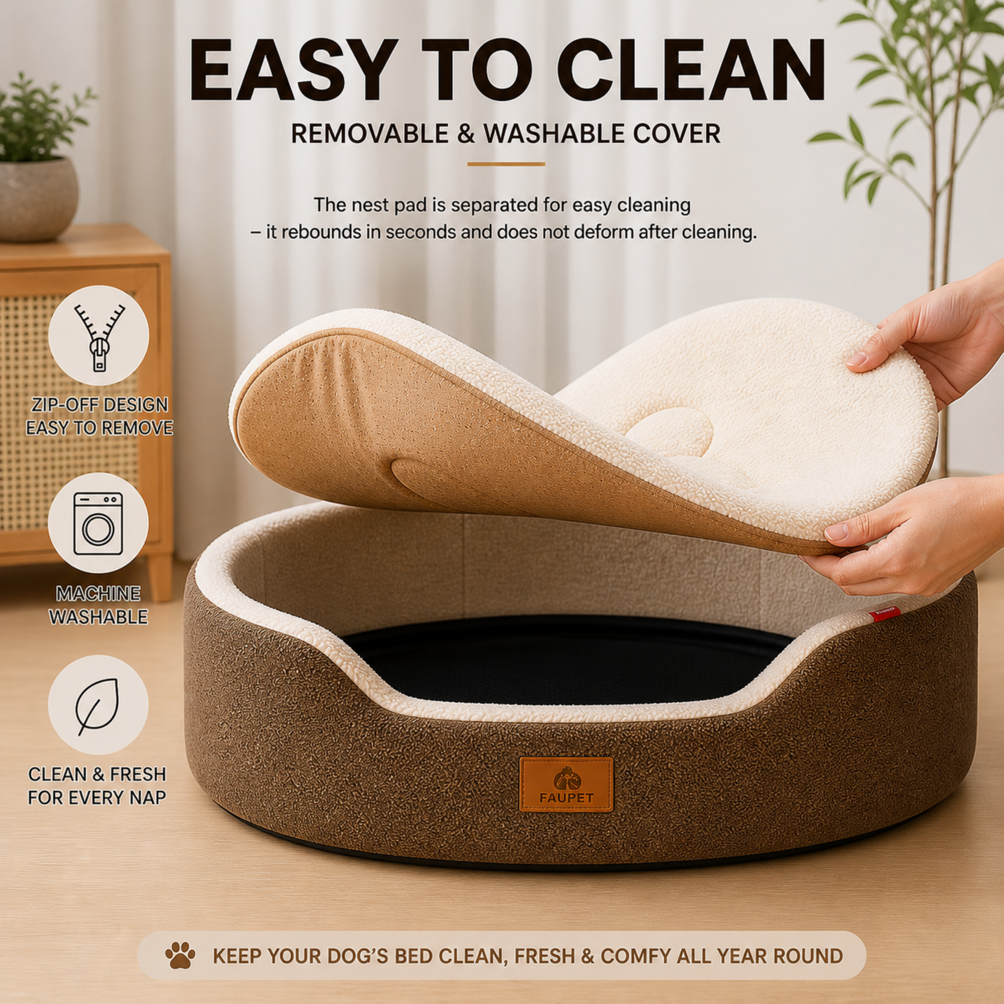 Nordspur | Pawvello Orthopedic Couch-Style Pet Bed