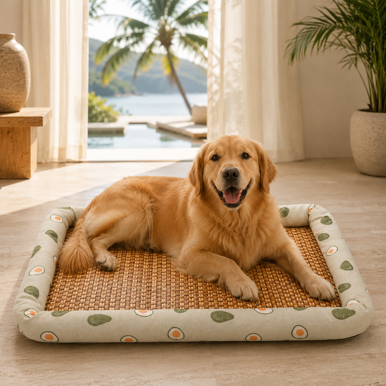 Nordspur | Pawvelo Woven Rattan Cooling Pet Bed