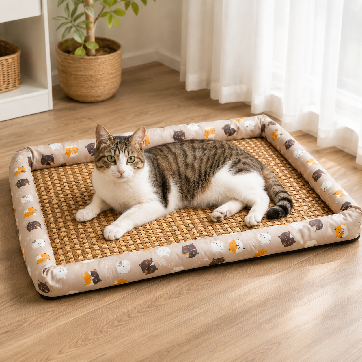 Nordspur | Pawvelo Woven Rattan Cooling Pet Bed