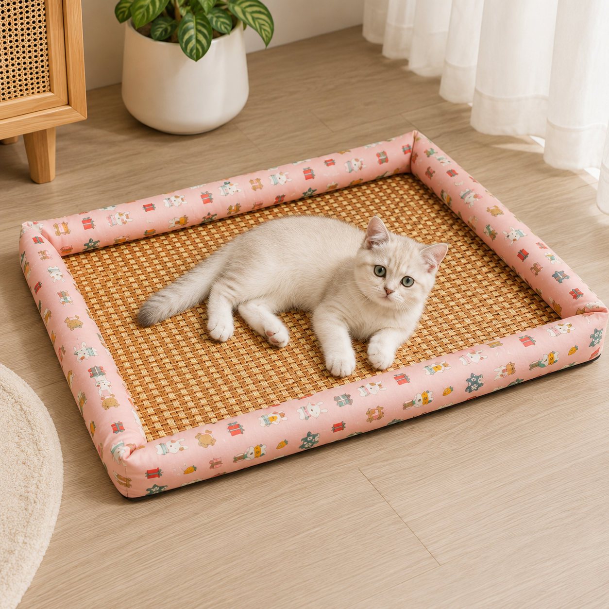 Nordspur | Pawvelo Woven Rattan Cooling Pet Bed