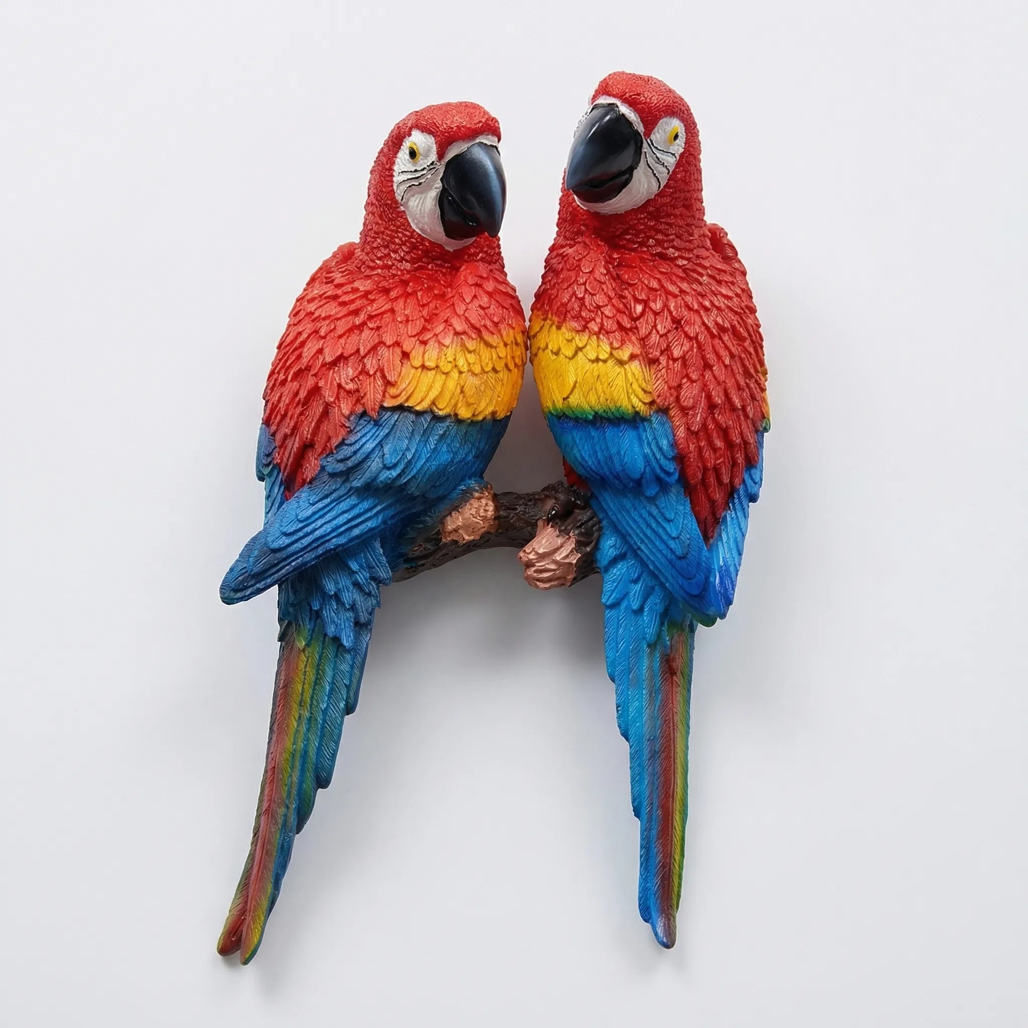 Nordspur | Perchlow Wall-Mounted Macaw Sculpture Pair