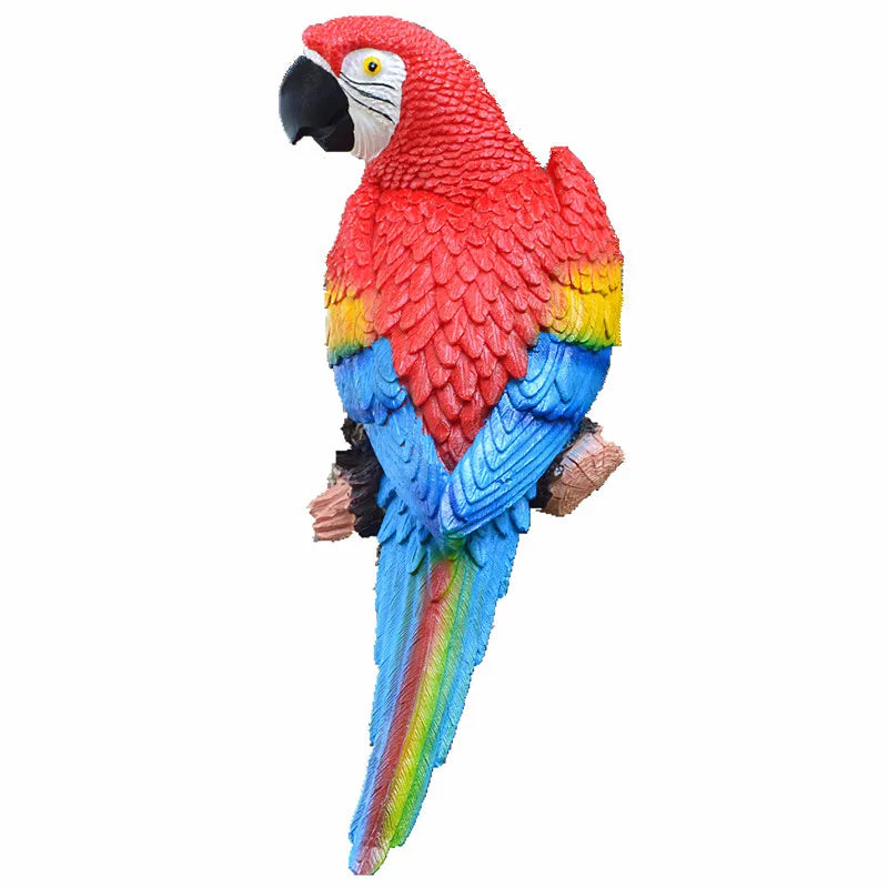 Nordspur | Perchlow Wall-Mounted Macaw Sculpture Pair