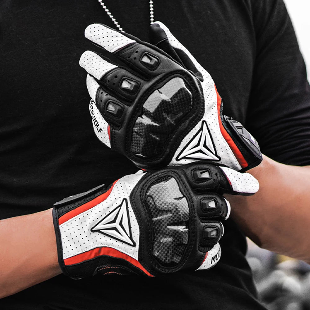 Nordspur | Perforated Real Leather Gloves
