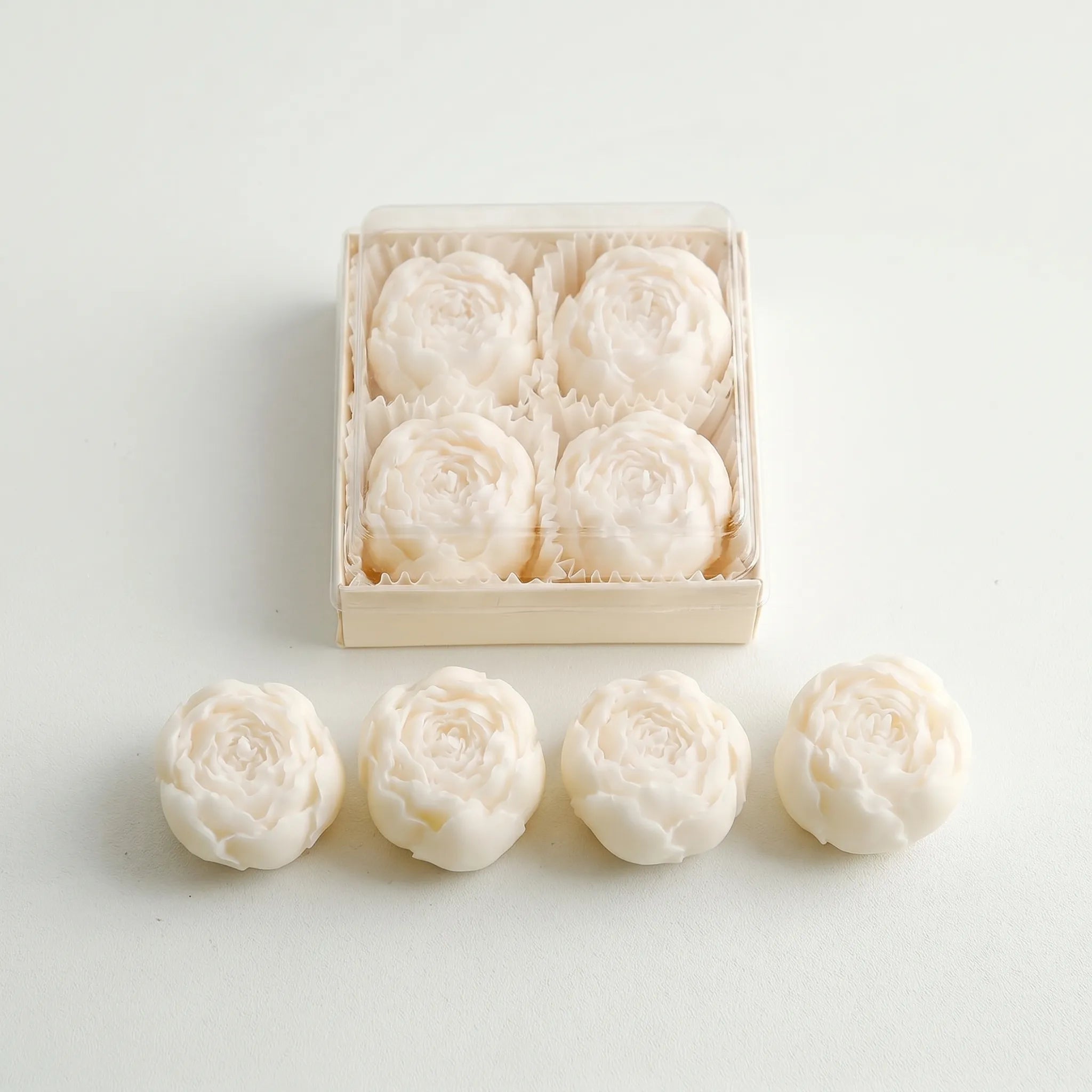 Nordspur | PetalWick Rose Shaped Scented Candles