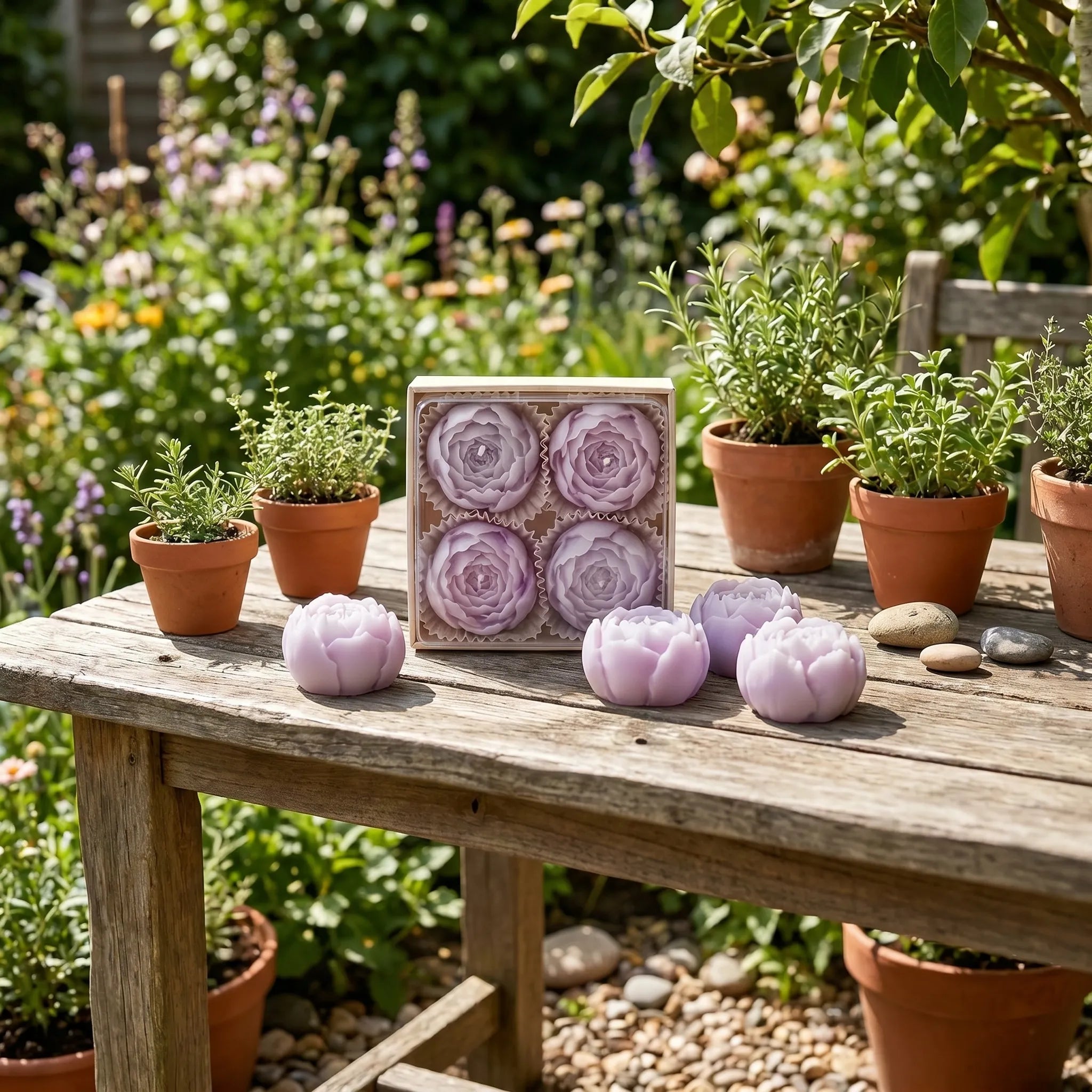 Nordspur | Petalora Rose Shaped Scented Candles