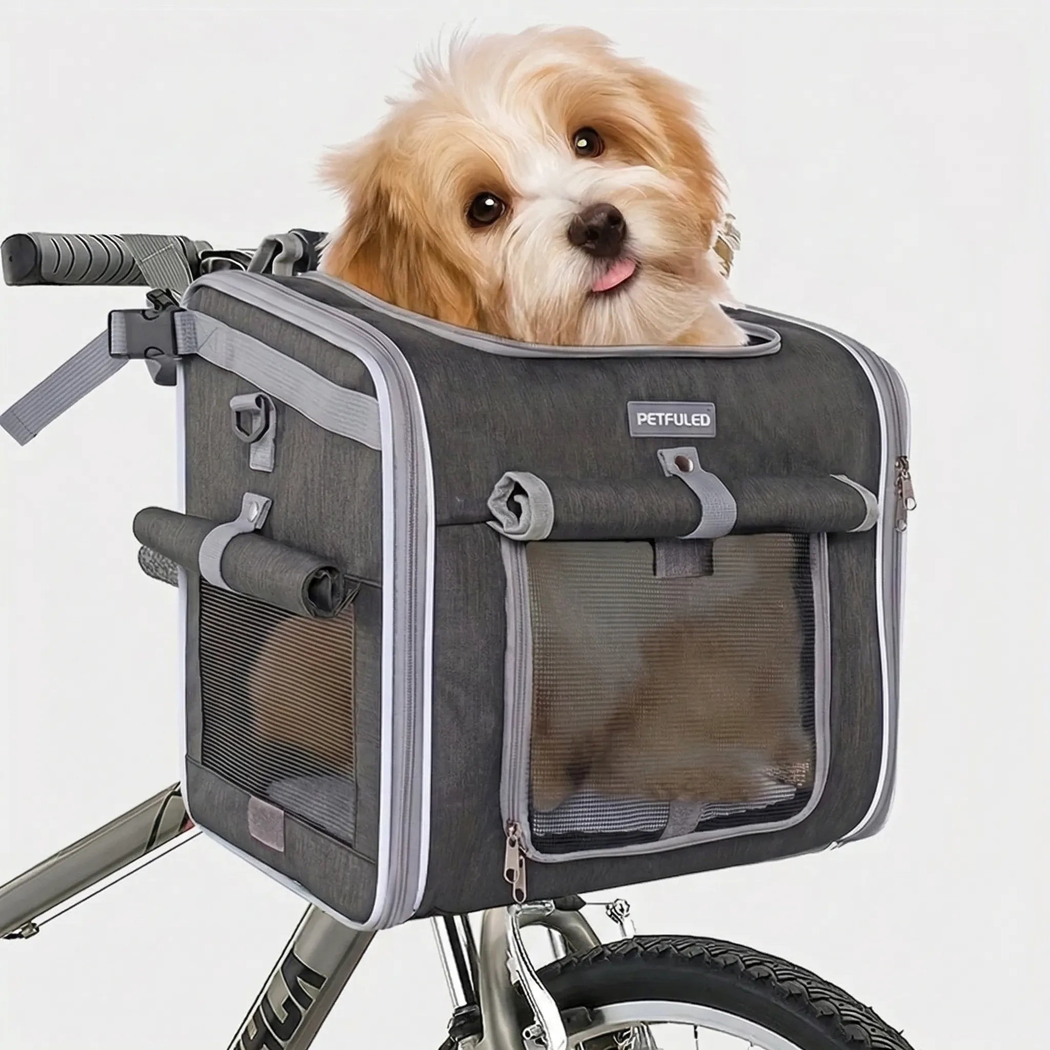 Nordspur | Petcycle Foldable Soft-Sided Bike Pet Basket