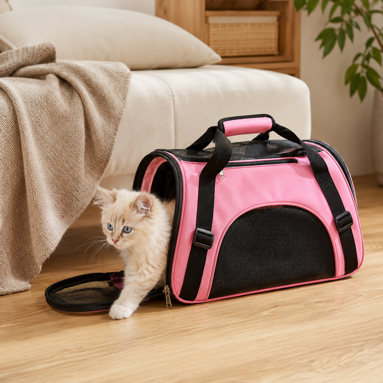 Nordspur | Petluxe Foldable Mesh Pet Carrier Bag