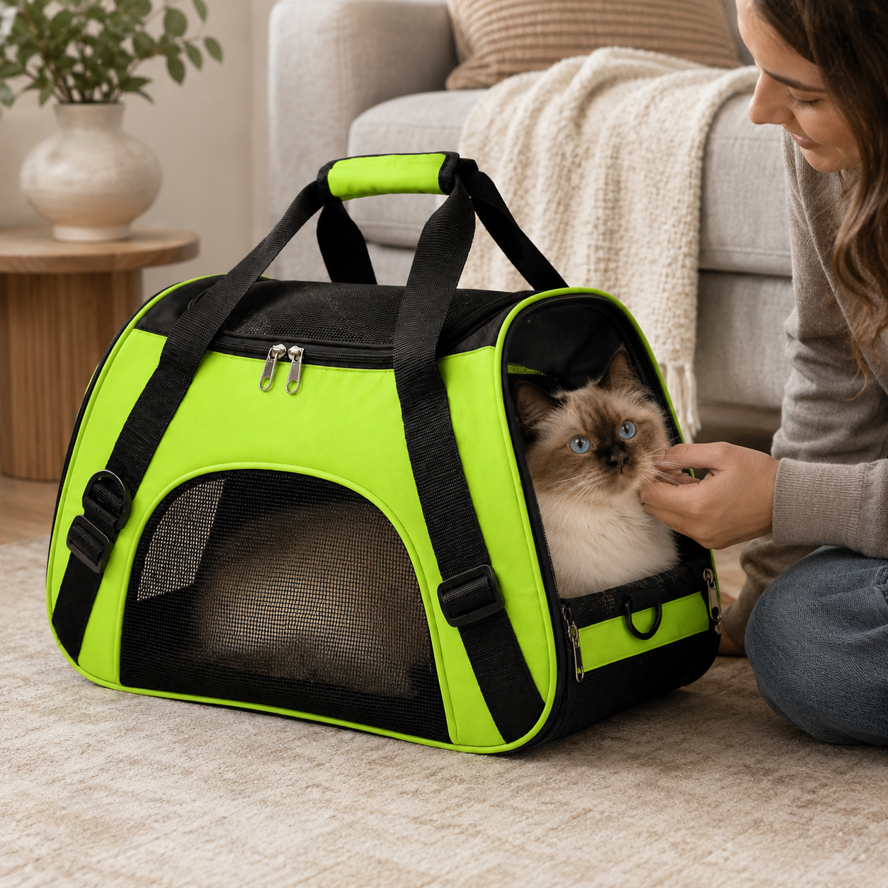Nordspur | Petluxe Foldable Mesh Pet Carrier Bag