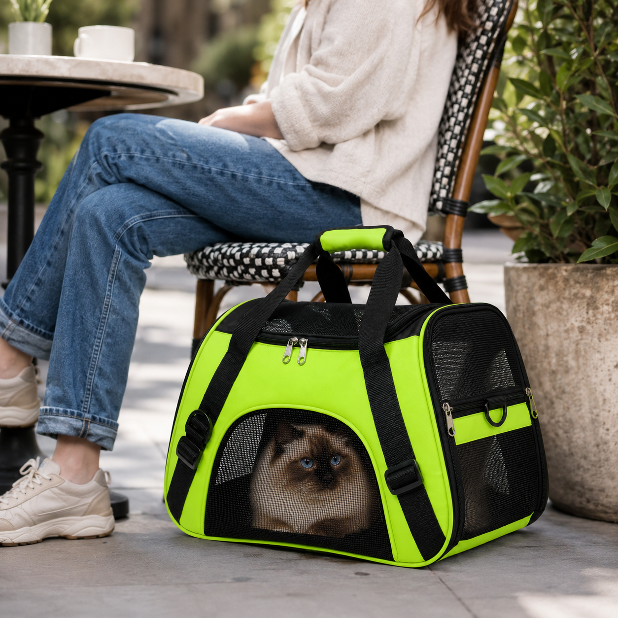 Nordspur | Petluxe Foldable Mesh Pet Carrier Bag