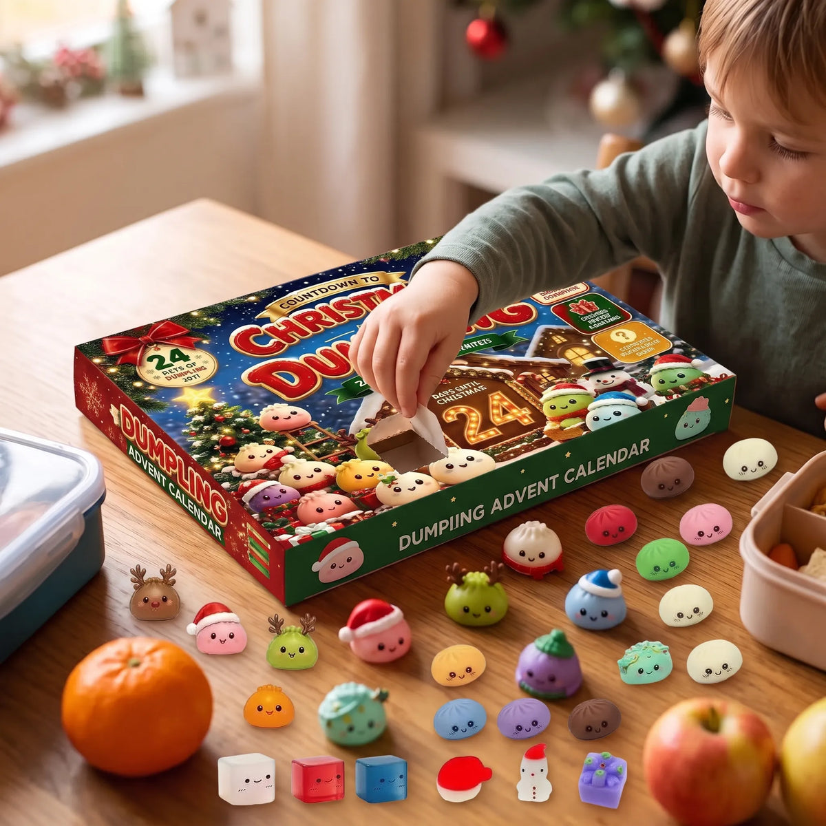 Nordspur | Pipkora Christmas Advent Calendar With 24 Surprise Dumpling Toys