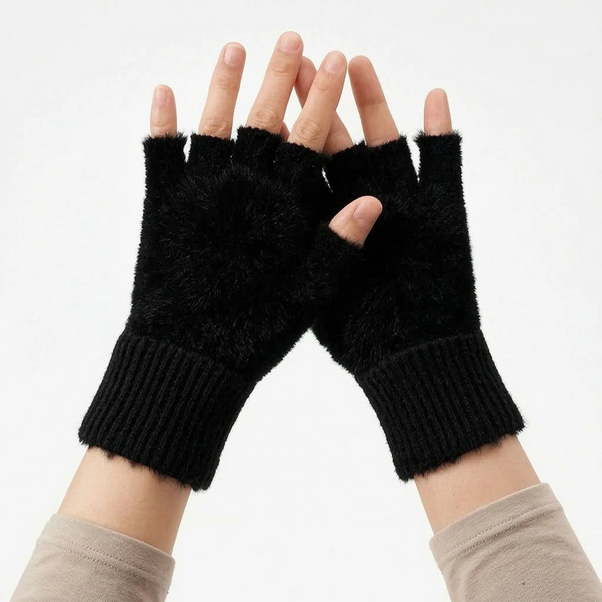 Nordspur | PlushMitts Plush Fingerless Winter Gloves