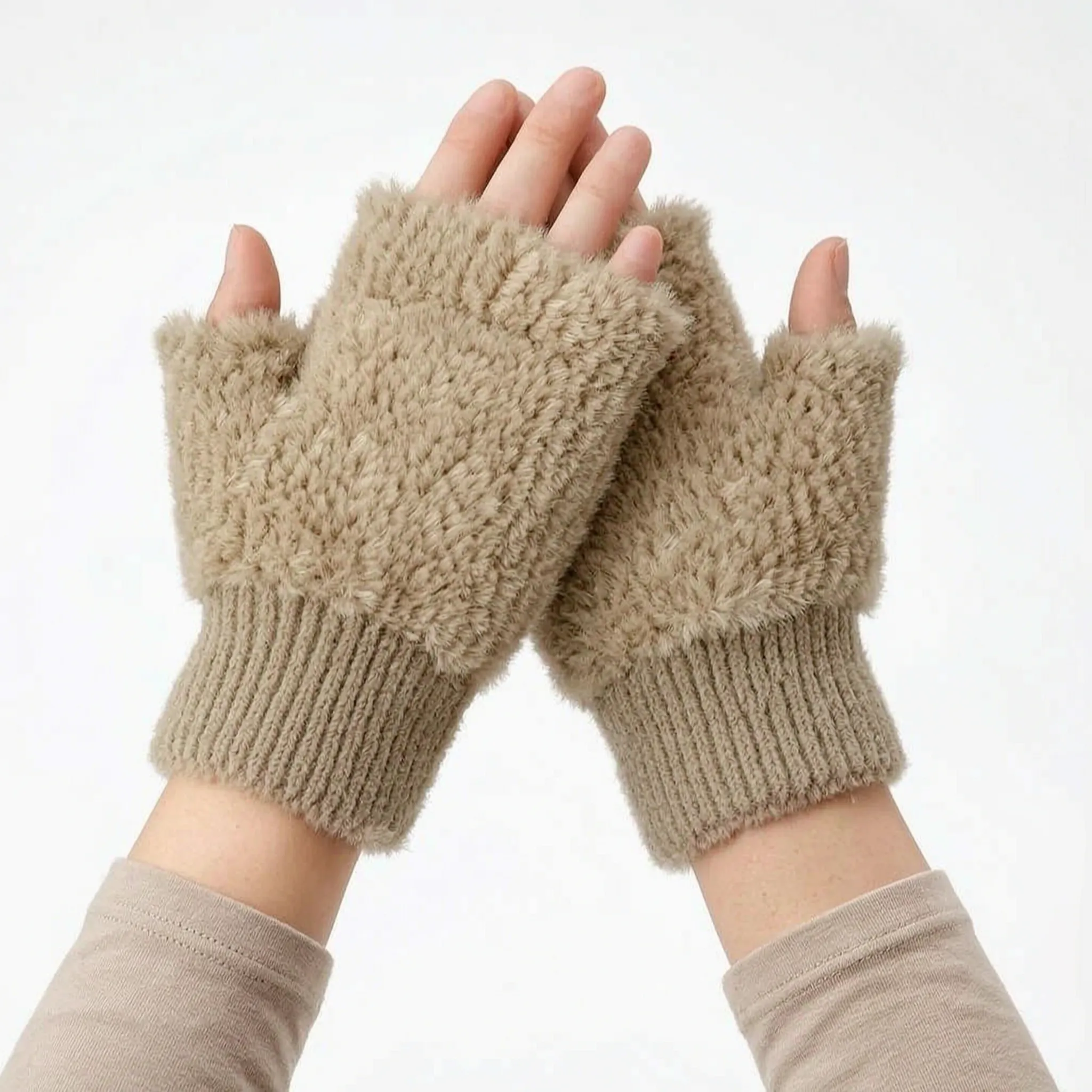 Nordspur | PlushMitts Plush Fingerless Winter Gloves