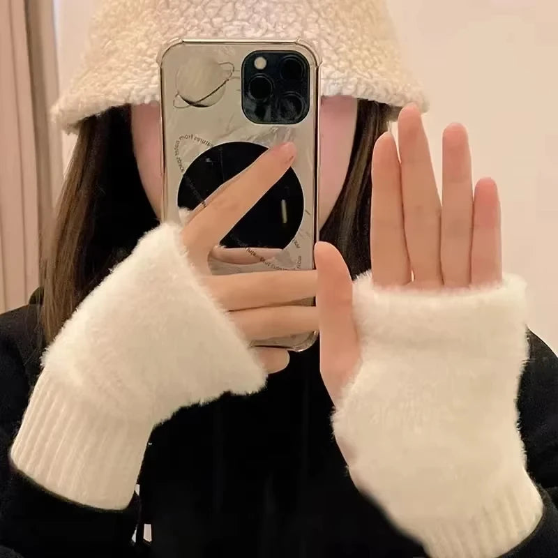 Nordspur | PlushMitts Plush Fingerless Winter Gloves